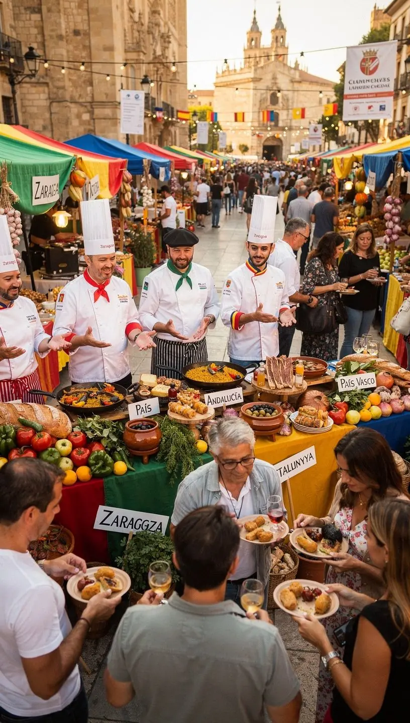 Prácticas de compartir comida en comunidades españolas.